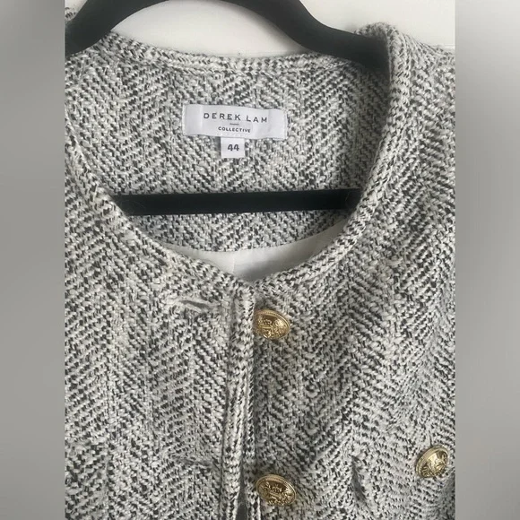 Derek Lam Tweed Convertible Blazer | Cape - Picture 5 of 6